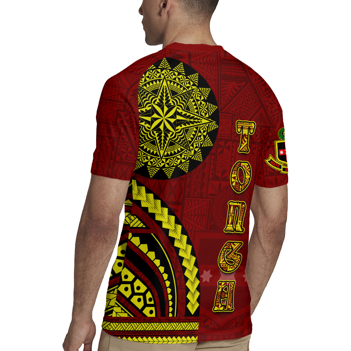 Kolisi Tonga Atele Rugby Jersey Ngatu and Polynesian Pattern LT03 - Polynesian Pride