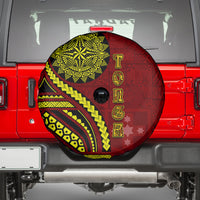 Kolisi Tonga Atele Spare Tire Cover Ngatu and Polynesian Pattern LT03 - Polynesian Pride