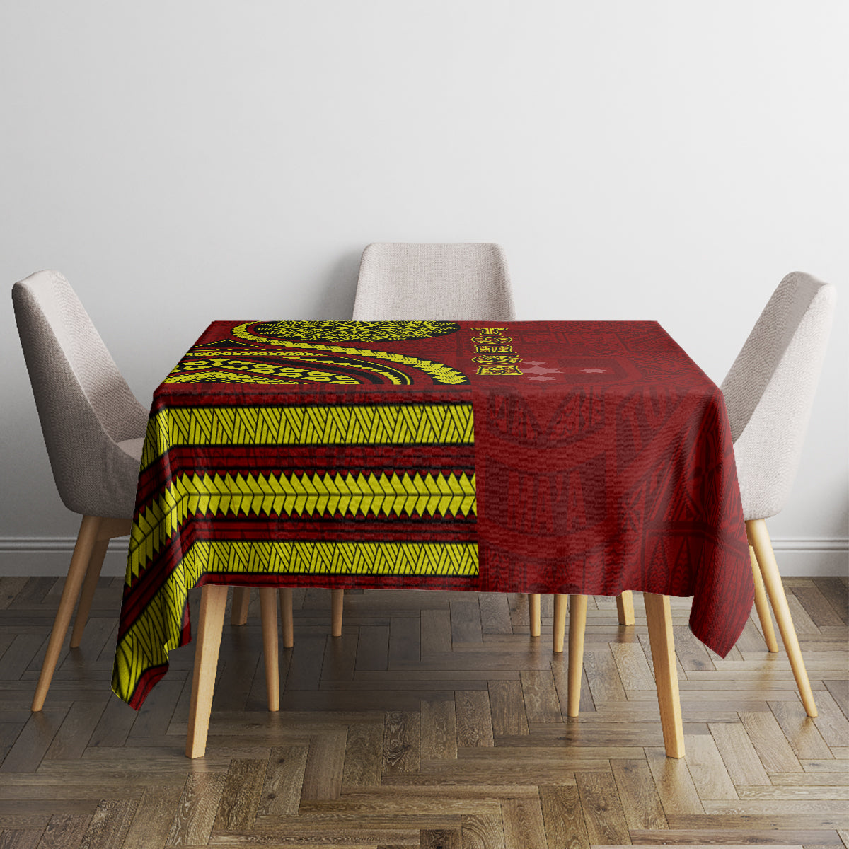 Kolisi Tonga Atele Tablecloth Ngatu and Polynesian Pattern LT03 - Polynesian Pride