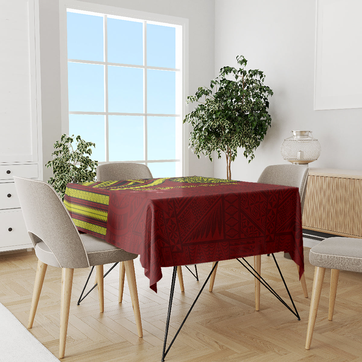 Kolisi Tonga Atele Tablecloth Ngatu and Polynesian Pattern LT03 - Polynesian Pride