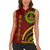 Kolisi Tonga Atele Women Sleeveless Polo Shirt Ngatu and Polynesian Pattern