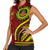 Kolisi Tonga Atele Women Sleeveless Polo Shirt Ngatu and Polynesian Pattern