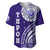 Tupou College Toloa Baseball Jersey Ngatu and Polynesian Pattern