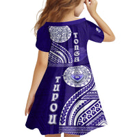 Tupou College Toloa Family Matching Off Shoulder Maxi Dress and Hawaiian Shirt Ngatu and Polynesian Pattern