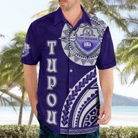 Tupou College Toloa Hawaiian Shirt Ngatu and Polynesian Pattern LT03 - Polynesian Pride