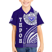 Tupou College Toloa Hawaiian Shirt Ngatu and Polynesian Pattern LT03 - Polynesian Pride