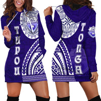 Tupou College Toloa Hoodie Dress Ngatu and Polynesian Pattern LT03 - Polynesian Pride