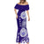 Tupou College Toloa Mermaid Dress Ngatu and Polynesian Pattern