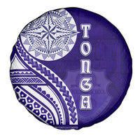 Tupou College Toloa Spare Tire Cover Ngatu and Polynesian Pattern LT03 - Polynesian Pride