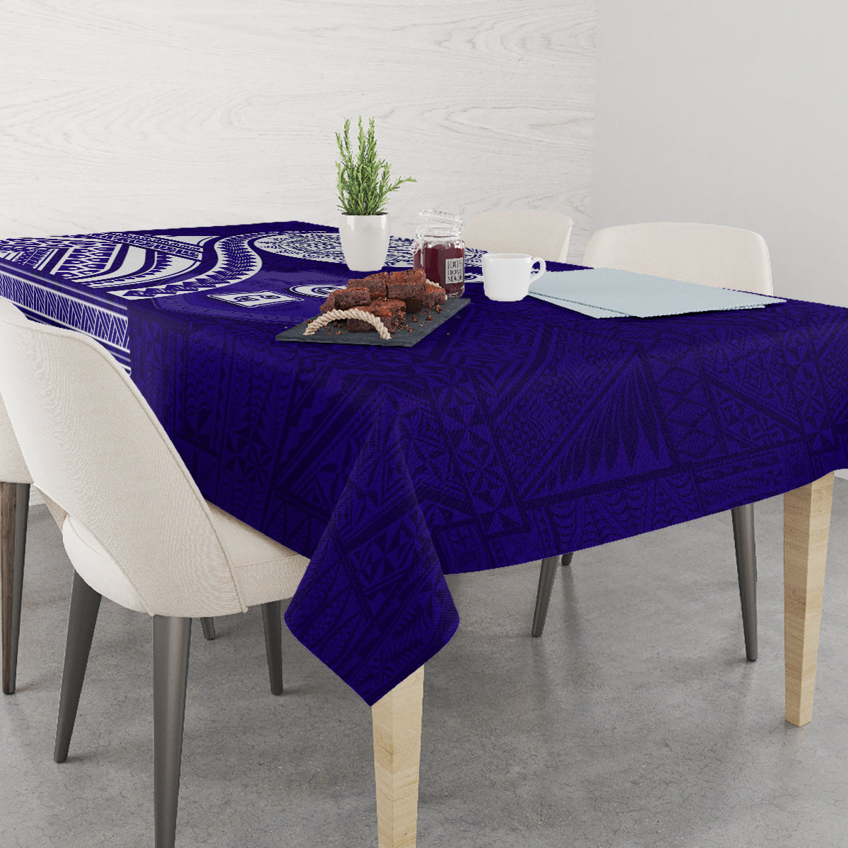 Tupou College Toloa Tablecloth Ngatu and Polynesian Pattern LT03 - Polynesian Pride
