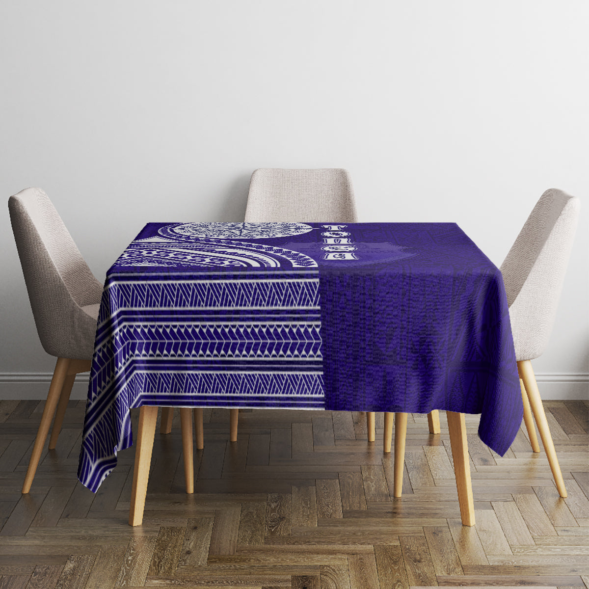 Tupou College Toloa Tablecloth Ngatu and Polynesian Pattern LT03 - Polynesian Pride