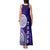 Tupou College Toloa Tank Maxi Dress Ngatu and Polynesian Pattern