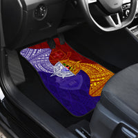 Kolisi Tonga Atele and Tupou College Toloa Car Mats Ngatu and Polynesian Spiral Pattern LT03 - Polynesian Pride