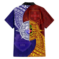 Kolisi Tonga Atele and Tupou College Toloa Hawaiian Shirt Ngatu and Polynesian Spiral Pattern LT03 - Polynesian Pride