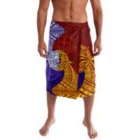 Kolisi Tonga Atele and Tupou College Toloa Lavalava Ngatu and Polynesian Spiral Pattern LT03 Red - Polynesian Pride