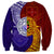 Kolisi Tonga Atele and Tupou College Toloa Sweatshirt Ngatu and Polynesian Spiral Pattern