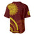 Tonga High School Baseball Jersey Ngatu and Polynesian Pattern