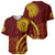 Tonga High School Baseball Jersey Ngatu and Polynesian Pattern