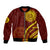 Tonga High School Bomber Jacket Ngatu and Polynesian Pattern