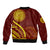 Tonga High School Bomber Jacket Ngatu and Polynesian Pattern