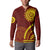 Tonga High School Button Sweatshirt Ngatu and Polynesian Pattern