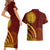 Tonga High School Couples Matching Short Sleeve Bodycon Dress and Hawaiian Shirt Ngatu and Polynesian Pattern