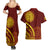 Tonga High School Couples Matching Summer Maxi Dress and Hawaiian Shirt Ngatu and Polynesian Pattern