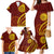 Tonga High School Family Matching Mermaid Dress and Hawaiian Shirt Ngatu and Polynesian Pattern