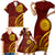 Tonga High School Family Matching Short Sleeve Bodycon Dress and Hawaiian Shirt Ngatu and Polynesian Pattern