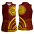 Tonga High School Women Sleeveless Polo Shirt Ngatu and Polynesian Pattern