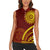 Tonga High School Women Sleeveless Polo Shirt Ngatu and Polynesian Pattern