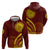 Tonga High School Zip Hoodie Ngatu and Polynesian Pattern