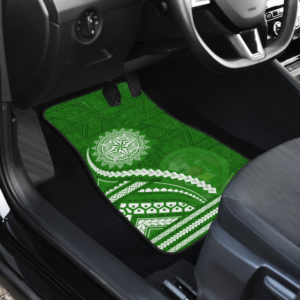 Liahona High School Car Mats Ngatu and Polynesian Pattern LT03 - Polynesian Pride