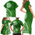 Liahona High School Family Matching Short Sleeve Bodycon Dress and Hawaiian Shirt Ngatu and Polynesian Pattern