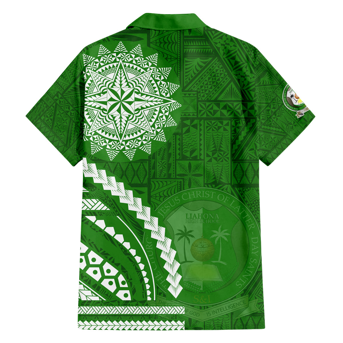 Liahona High School Family Matching Tank Maxi Dress and Hawaiian Shirt Ngatu and Polynesian Pattern LT03 - Polynesian Pride