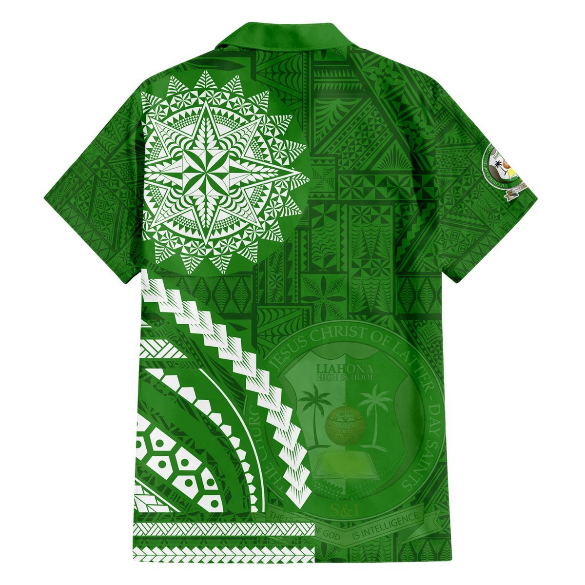 Liahona High School Hawaiian Shirt Ngatu and Polynesian Pattern LT03 - Polynesian Pride