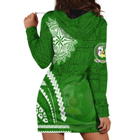 Liahona High School Hoodie Dress Ngatu and Polynesian Pattern LT03 - Polynesian Pride