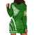 Liahona High School Hoodie Dress Ngatu and Polynesian Pattern