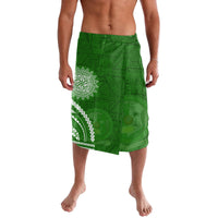 Liahona High School Lavalava Ngatu and Polynesian Pattern LT03 Green - Polynesian Pride