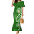 Liahona High School Mermaid Dress Ngatu and Polynesian Pattern