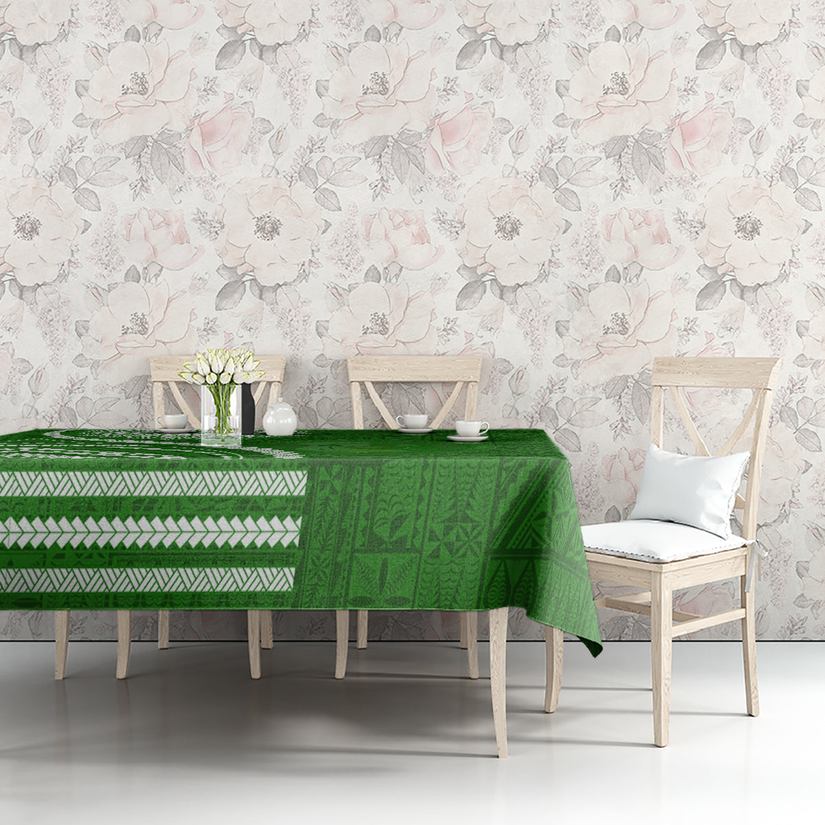 Liahona High School Tablecloth Ngatu and Polynesian Pattern LT03 - Polynesian Pride