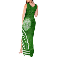 Liahona High School Tank Maxi Dress Ngatu and Polynesian Pattern LT03 - Polynesian Pride