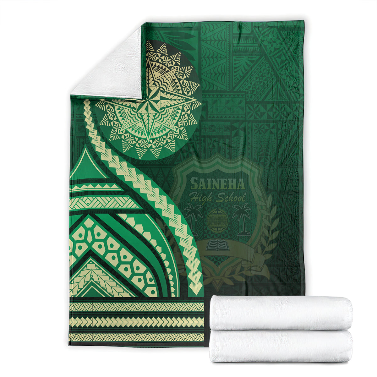 Saineha High School Blanket Ngatu and Polynesian Pattern LT03 - Polynesian Pride