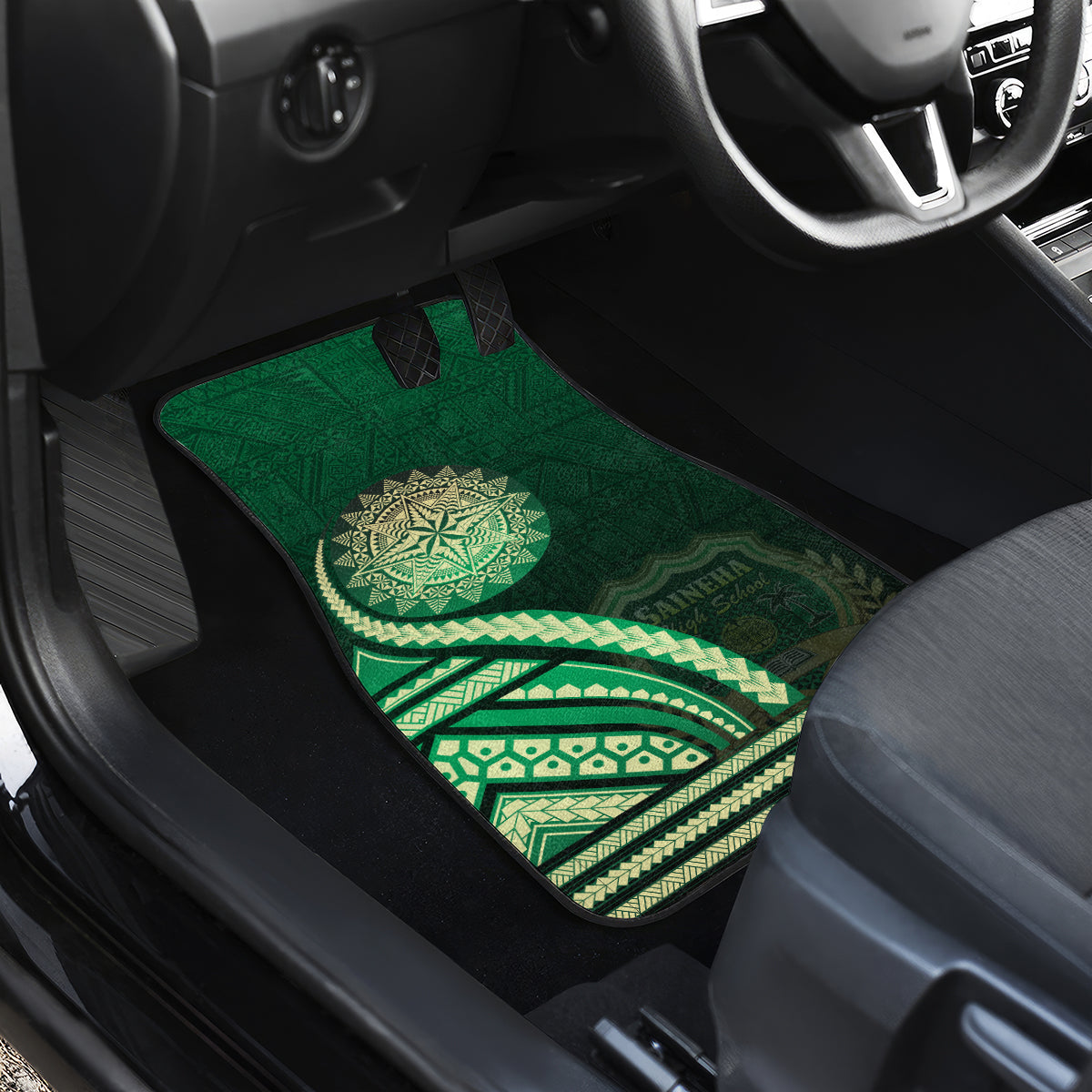 Saineha High School Car Mats Ngatu and Polynesian Pattern LT03 - Polynesian Pride
