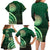 Saineha High School Family Matching Long Sleeve Bodycon Dress and Hawaiian Shirt Ngatu and Polynesian Pattern