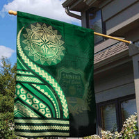Saineha High School Garden Flag Ngatu and Polynesian Pattern LT03 - Polynesian Pride