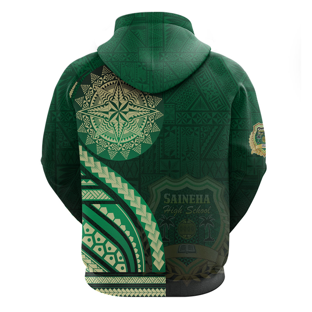 Saineha High School Hoodie Ngatu and Polynesian Pattern