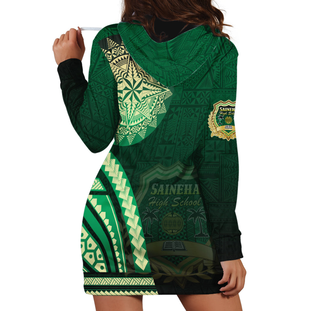 Saineha High School Hoodie Dress Ngatu and Polynesian Pattern LT03 - Polynesian Pride