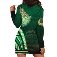 Saineha High School Hoodie Dress Ngatu and Polynesian Pattern LT03 - Polynesian Pride