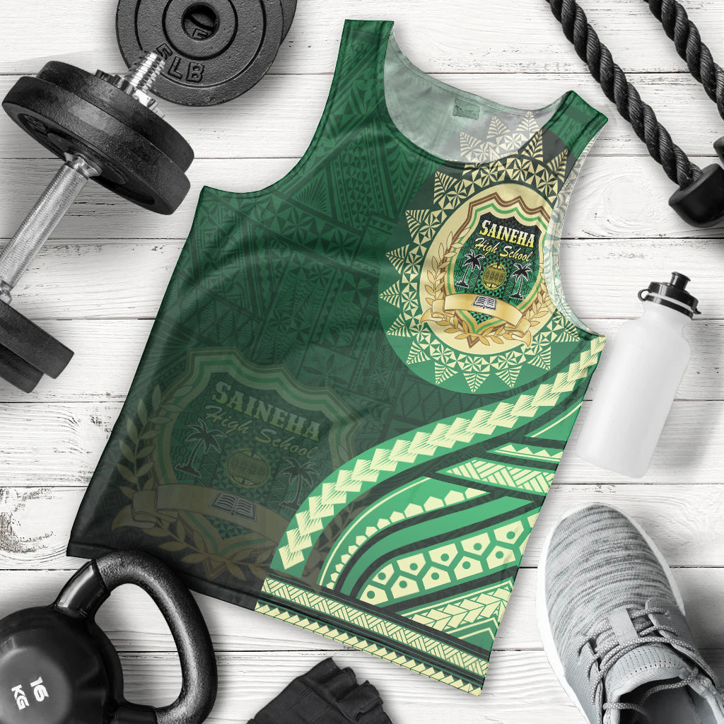 Saineha High School Men Tank Top Ngatu and Polynesian Pattern LT03 - Polynesian Pride